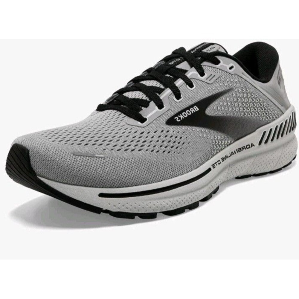 Brooks Adrenaline GTS 22 Men’s 9.5 2E Wide Alloy Grey Black Running Shoes Like N